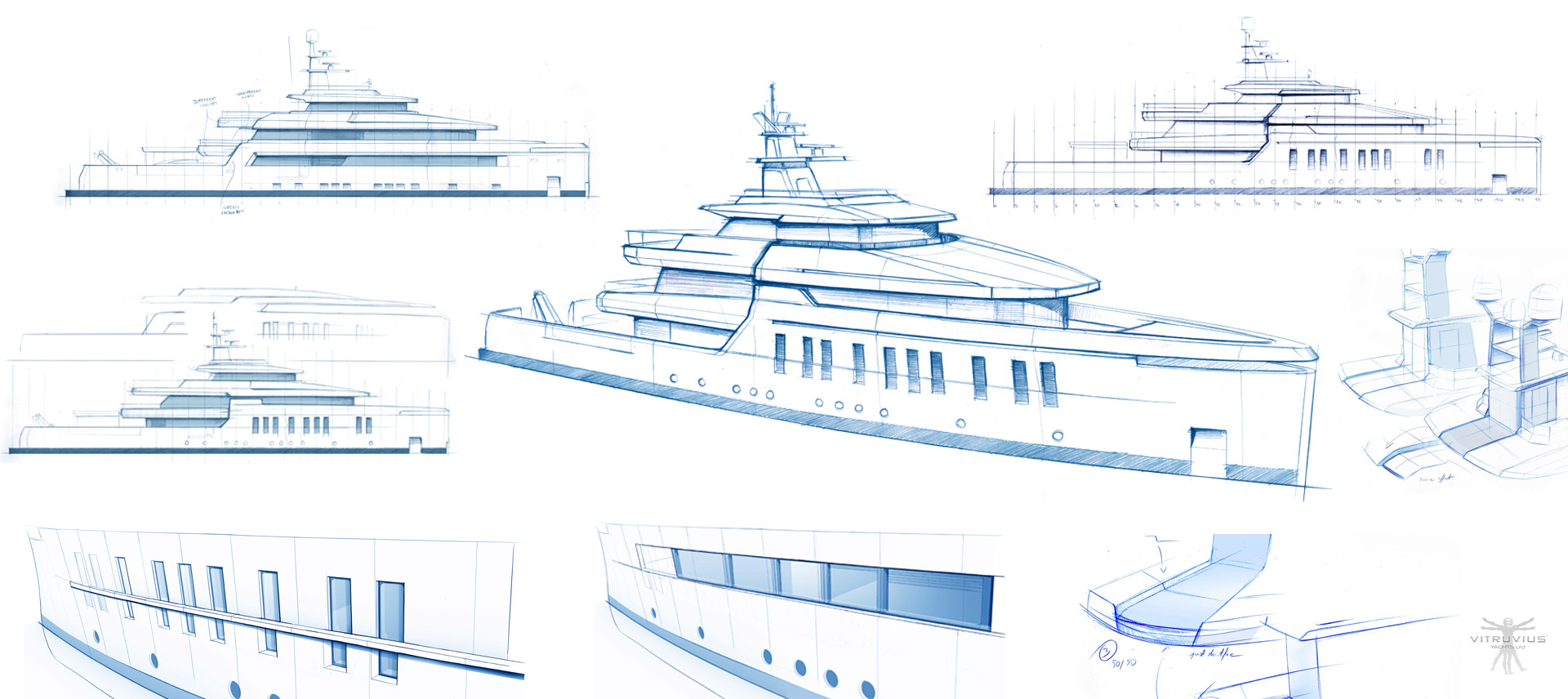 shinkai vitruvius yacht sketches